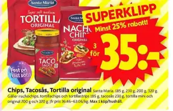 ICA Supermarket Santa maria nachos erbjuda