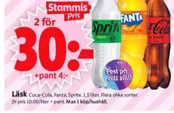 ICA Supermarket Coca cola zero läskedryck erbjuda