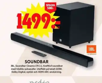 ICA Maxi Jbl soundbar erbjuda