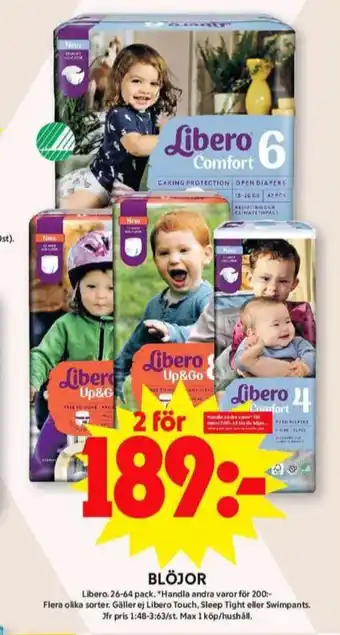 ICA Maxi Comfort blöjor erbjuda