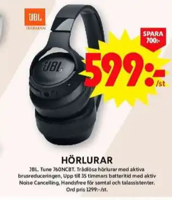 ICA Maxi Jbl headset erbjuda