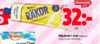 ICA Supermarket Fjällbrynt mjukost erbjuda