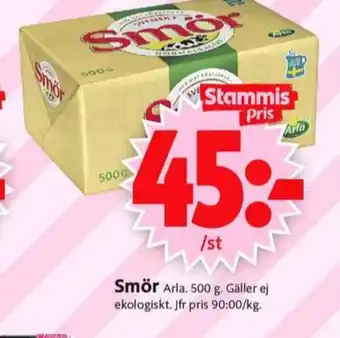 ICA Supermarket Svenskt smör erbjuda