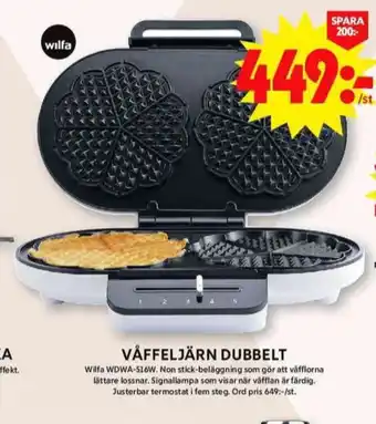 ICA Maxi Wilfa våffeljärn erbjuda