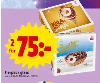 ICA Nära Sia glassbåtar erbjuda