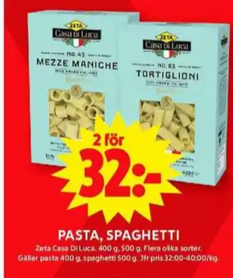 ICA Maxi Casa di luca pasta sorterad erbjuda