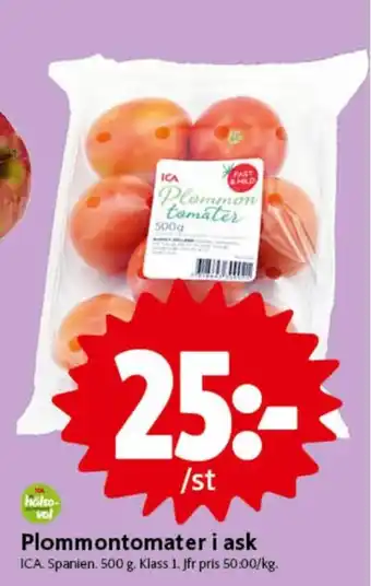 ICA Nära Ica plommontomater erbjuda