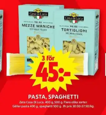 ICA Maxi Casa di luca pasta sorterad erbjuda