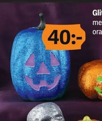 Glittrig pumpa