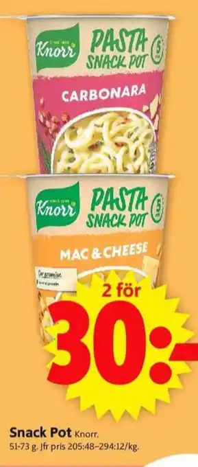 ICA Supermarket Knorr pastarätter erbjuda