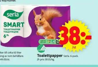 ICA Supermarket Smart toalettpapper erbjuda