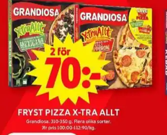 X-tra allt pizza