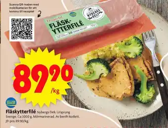 ICA Supermarket Nybergs deli fläskytterfilé erbjuda