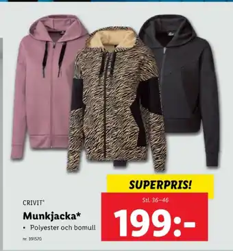 Lidl Crivit sweatshirt erbjuda