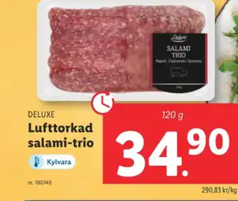 Lidl Deluxe salami erbjuda