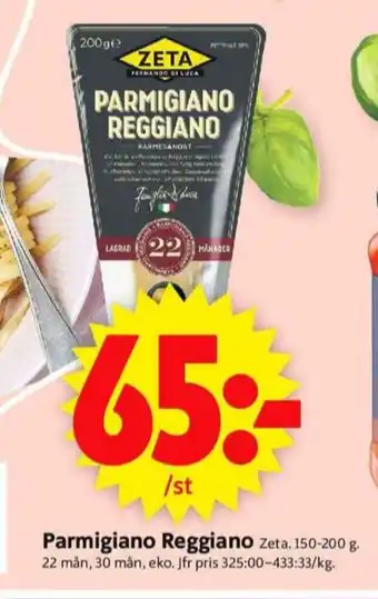 ICA Supermarket Zeta parmigiano reggiano erbjuda