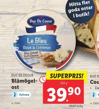 Lidl Duc de coeur mögelost erbjuda