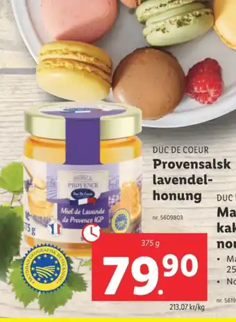 Lidl Duc de coeur honung erbjuda