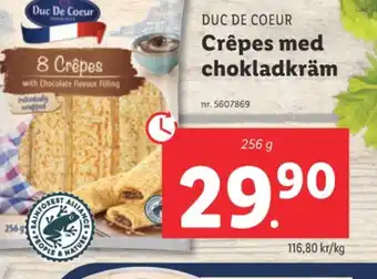 Lidl Duc de coeur pannkakor erbjuda