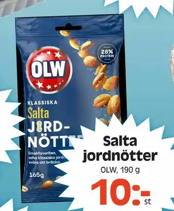 Salta jordnötter