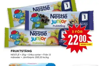Willys Nestlé fruktstång erbjuda