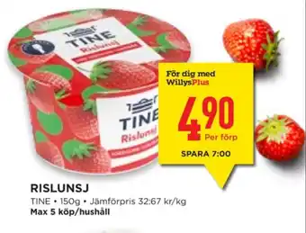 Willys Hemma Tine rismål erbjuda