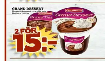 Grand dessert