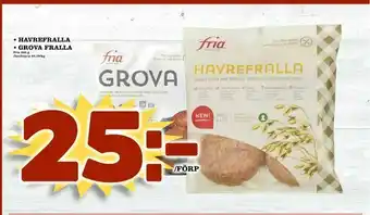 havrefralla • grova fralla