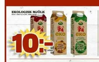 Ekologisk mjölk