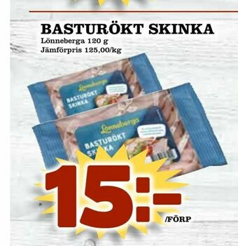 Matdax Basturökt skinka erbjuda