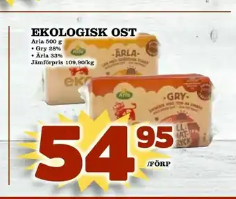 Matdax Ekologisk ost erbjuda