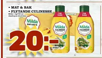mat & bak • flytande culinesse