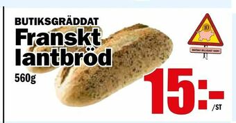 Matdax Franskt lantbröd erbjuda
