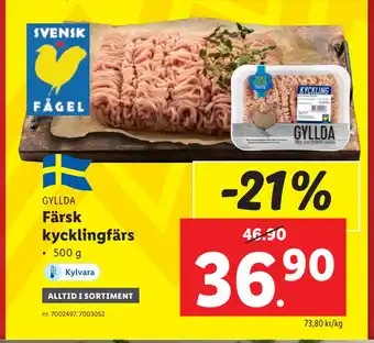 Lidl Färsk kycklingfärs erbjuda
