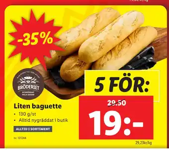 Lidl Liten baguette erbjuda