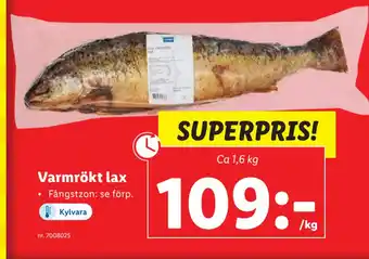 Lidl Varmrökt lax erbjuda
