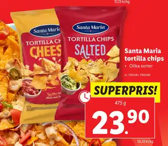 Lidl Santa Maria tortilla chips erbjuda