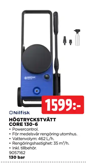 Jem&Fix HÖGTRYCKSTVÄTT CORE 130-6 erbjuda