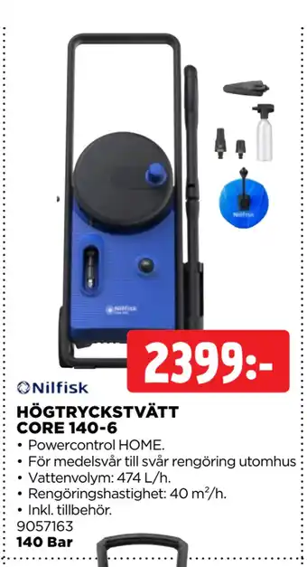 Jem&Fix HÖGTRYCKSTVÄTT CORE 140-6 erbjuda