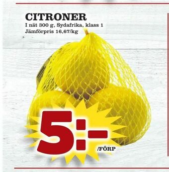 Matvärlden Tensta Citroner erbjuda