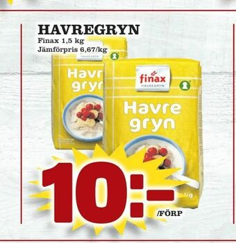 Matvärlden Tensta Havregryn erbjuda