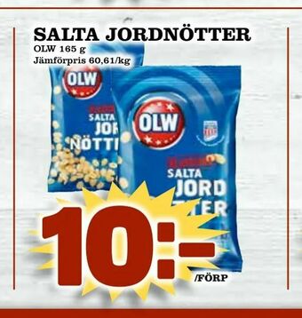Matvärlden Tensta Salta jordnötter erbjuda