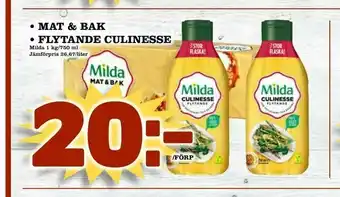 mat & bak • flytande culinesse