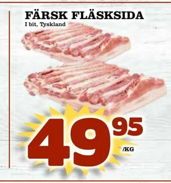 Matvärlden Tensta Färsk fläsksida erbjuda