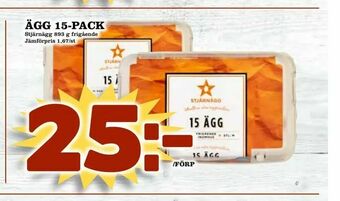 Matvärlden Tensta Ägg 15-pack erbjuda