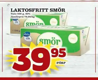 Laktosfritt smör