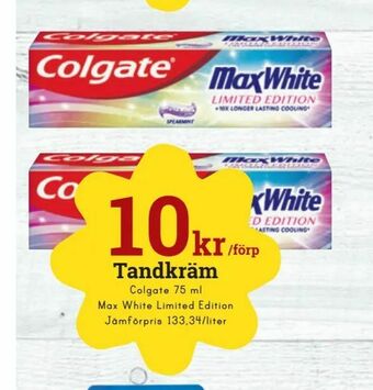 minmatbutik Tandkräm erbjuda