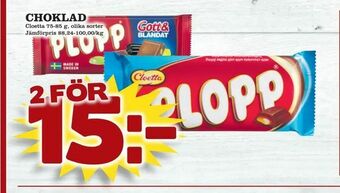 minmatbutik Choklad erbjuda