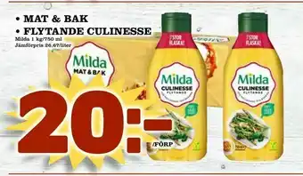 mat & bak • flytande culinesse