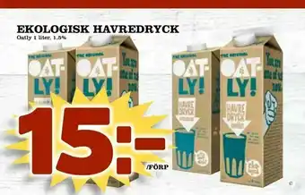 Ekologisk havredryck